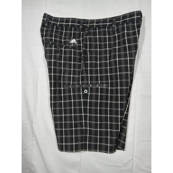 adidas Other - Adidas Golf Shorts  Men's 32 Black White Plaid